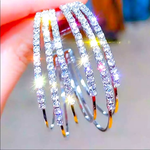 Jewelry - 18k Hoop Silver Earrings